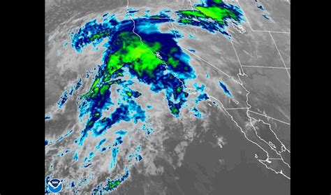 NOAA video: Tuesday's atmospheric river pounding California